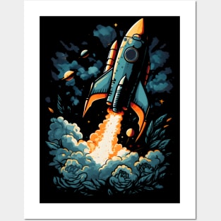 Rocket Launch Posters and Art